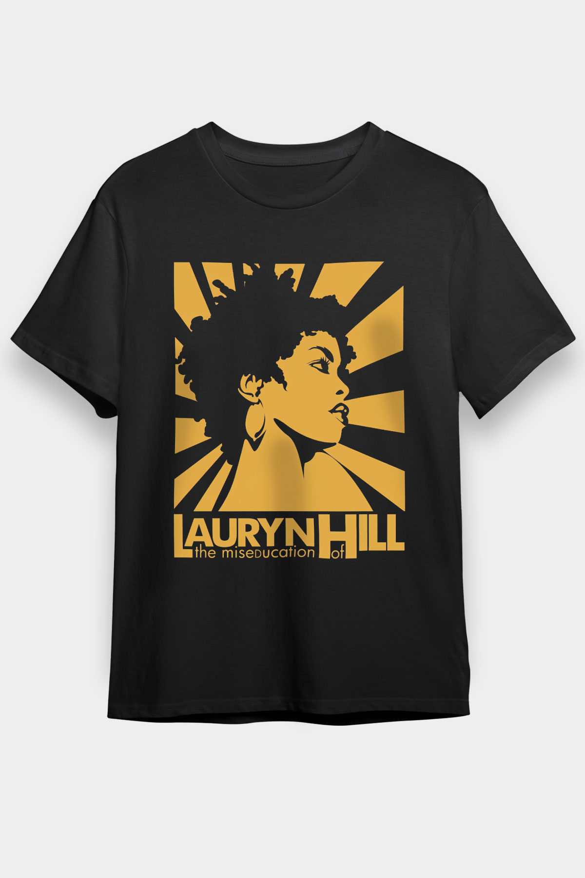 Lauryn Hill Siyah Unisex Tişört T-Shirt - TişörtFabrikası