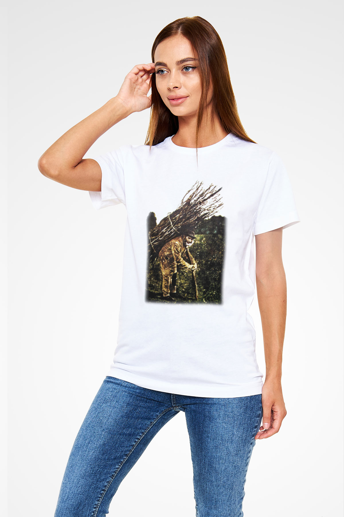 Led Zeppelin Beyaz Unisex Tişört T-Shirt - TişörtFabrikası