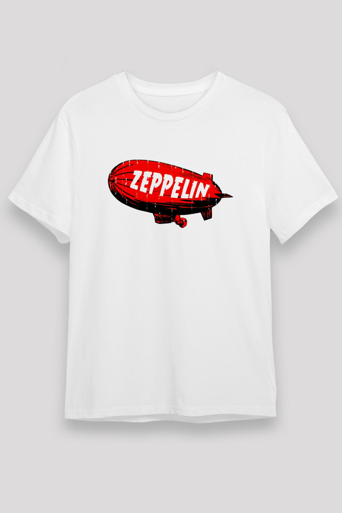 Led Zeppelin Beyaz Unisex Tişört T-Shirt - TişörtFabrikası