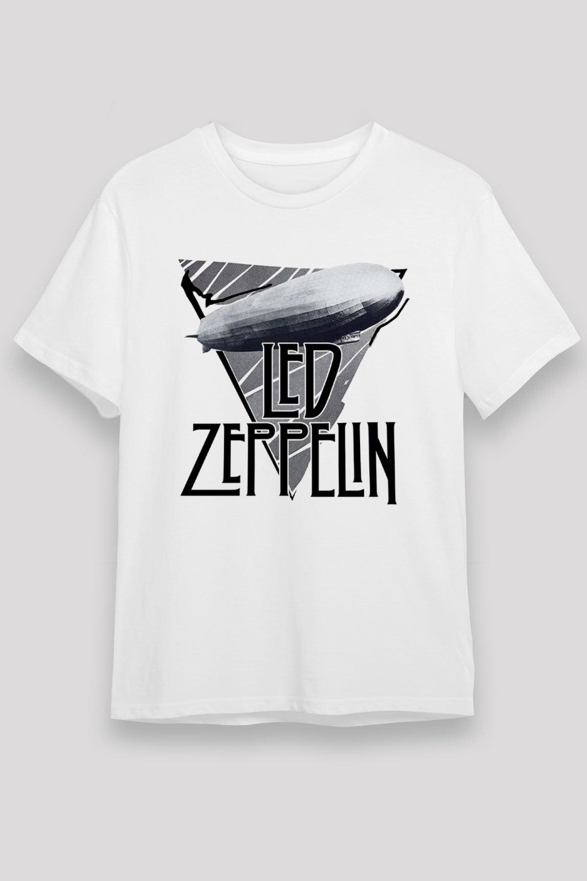 Led Zeppelin Beyaz Unisex Tişört T-Shirt - TişörtFabrikası