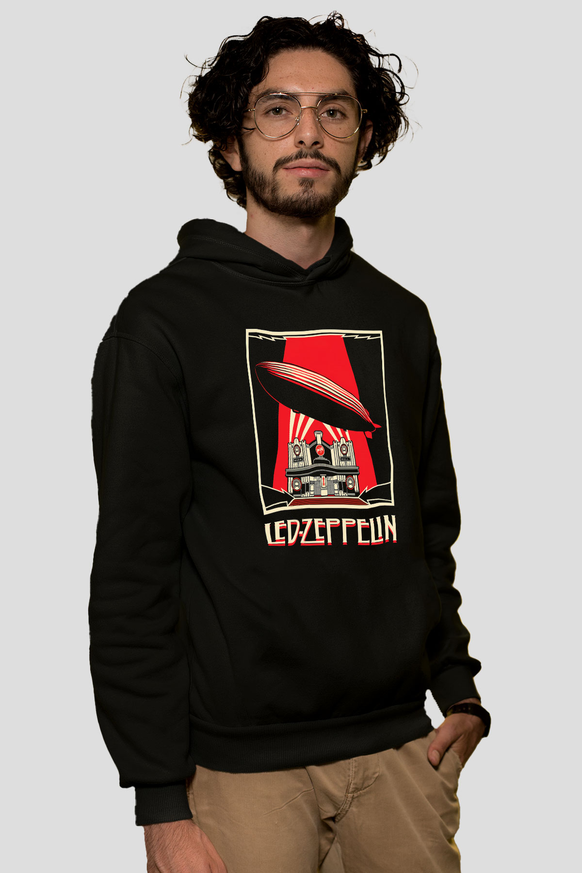 Led Zeppelin Siyah Unisex Hoodie