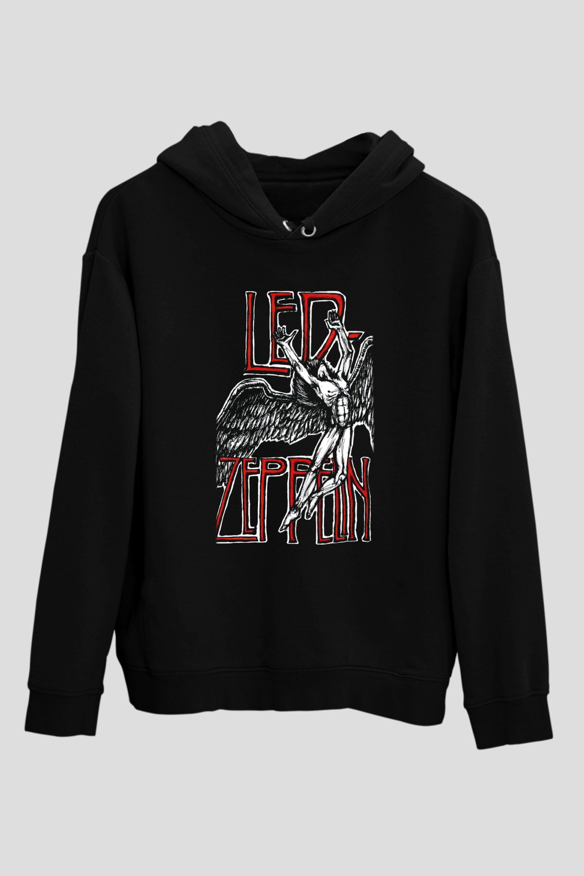 Led Zeppelin Siyah Unisex Hoodie