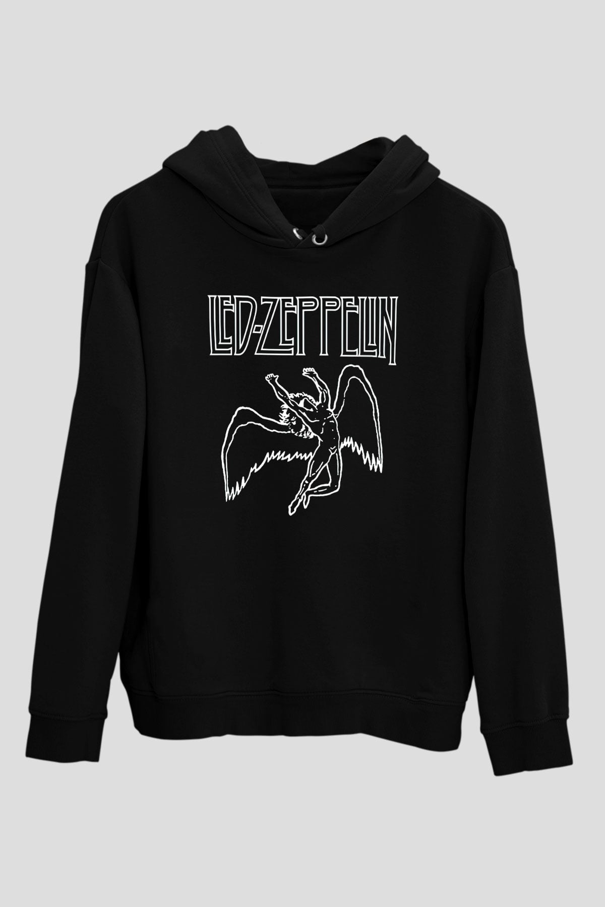 Led Zeppelin Siyah Unisex Hoodie