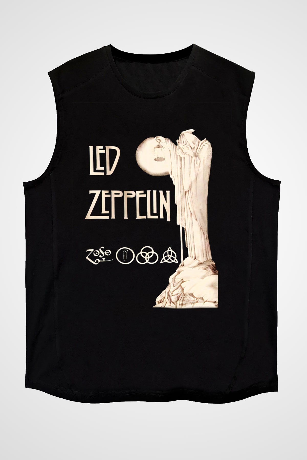 Led Zeppelin Siyah Unisex Kolsuz Tişört