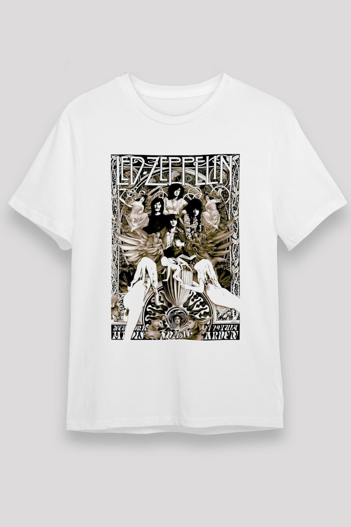 Led Zeppelin Siyah Unisex Tişört T-Shirt - TişörtFabrikası