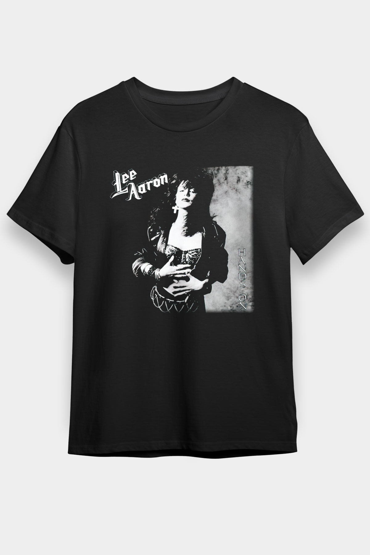 Lee Aaron Siyah Unisex Tişört T-Shirt - TişörtFabrikası