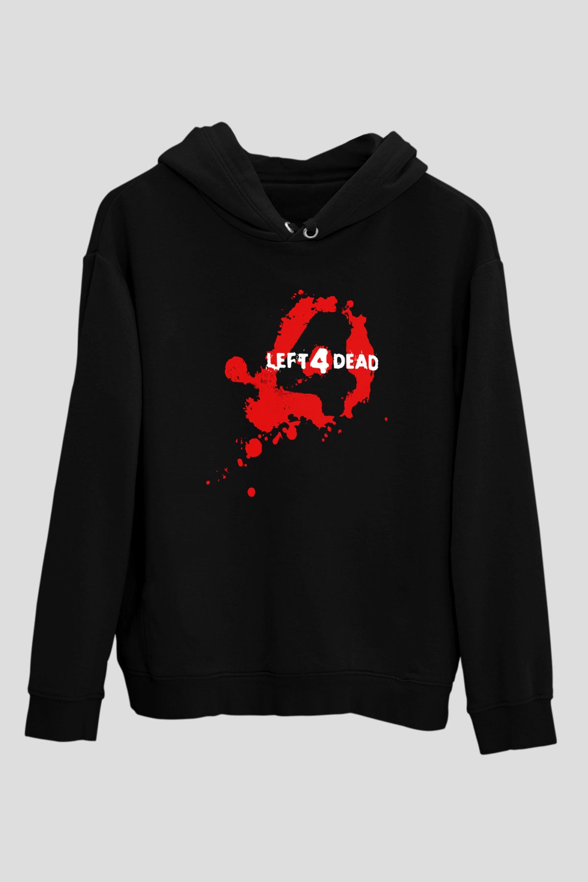 Left 4 Dead Siyah Unisex Hoodie