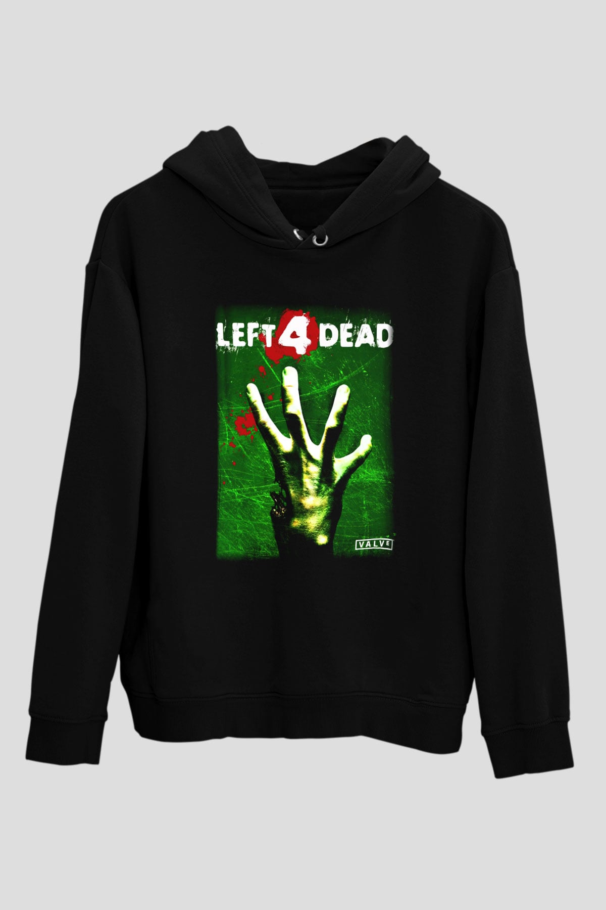 Left 4 Dead Siyah Unisex Hoodie