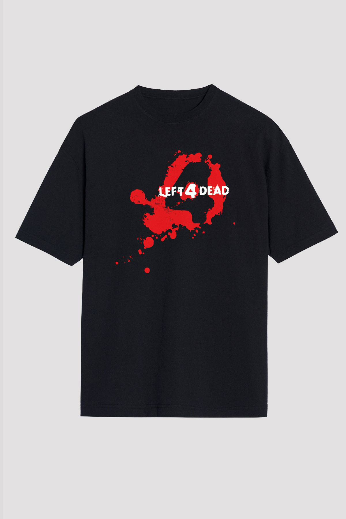 Left 4 Dead Siyah Unisex Oversize Tişört T-Shirt