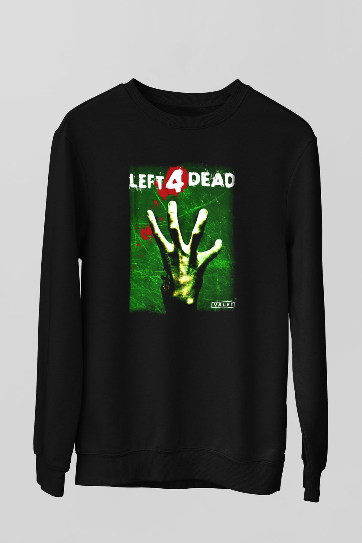 Left 4 Dead Siyah Unisex Sweatshirt