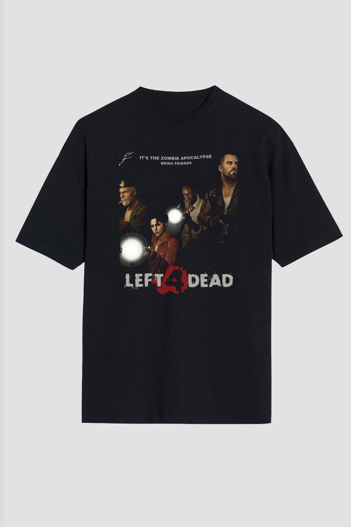 Left 4 Dead Siyah Unisex Tişört T-Shirt