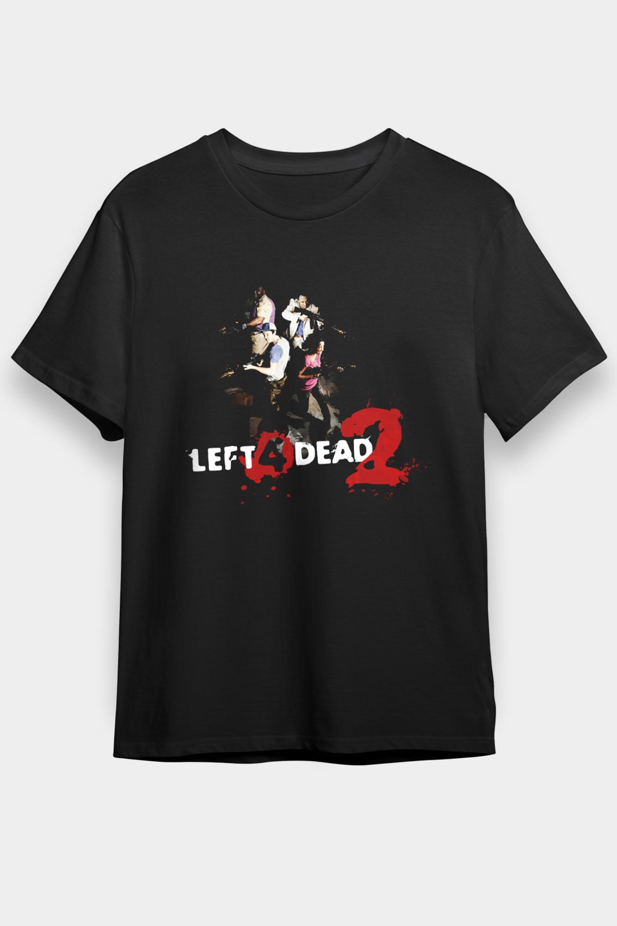 Left 4 Dead Siyah Unisex Tişört T-Shirt
