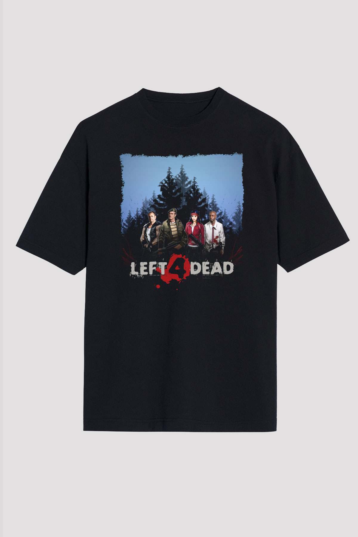 Left 4 Dead Siyah Unisex Tişört T-Shirt