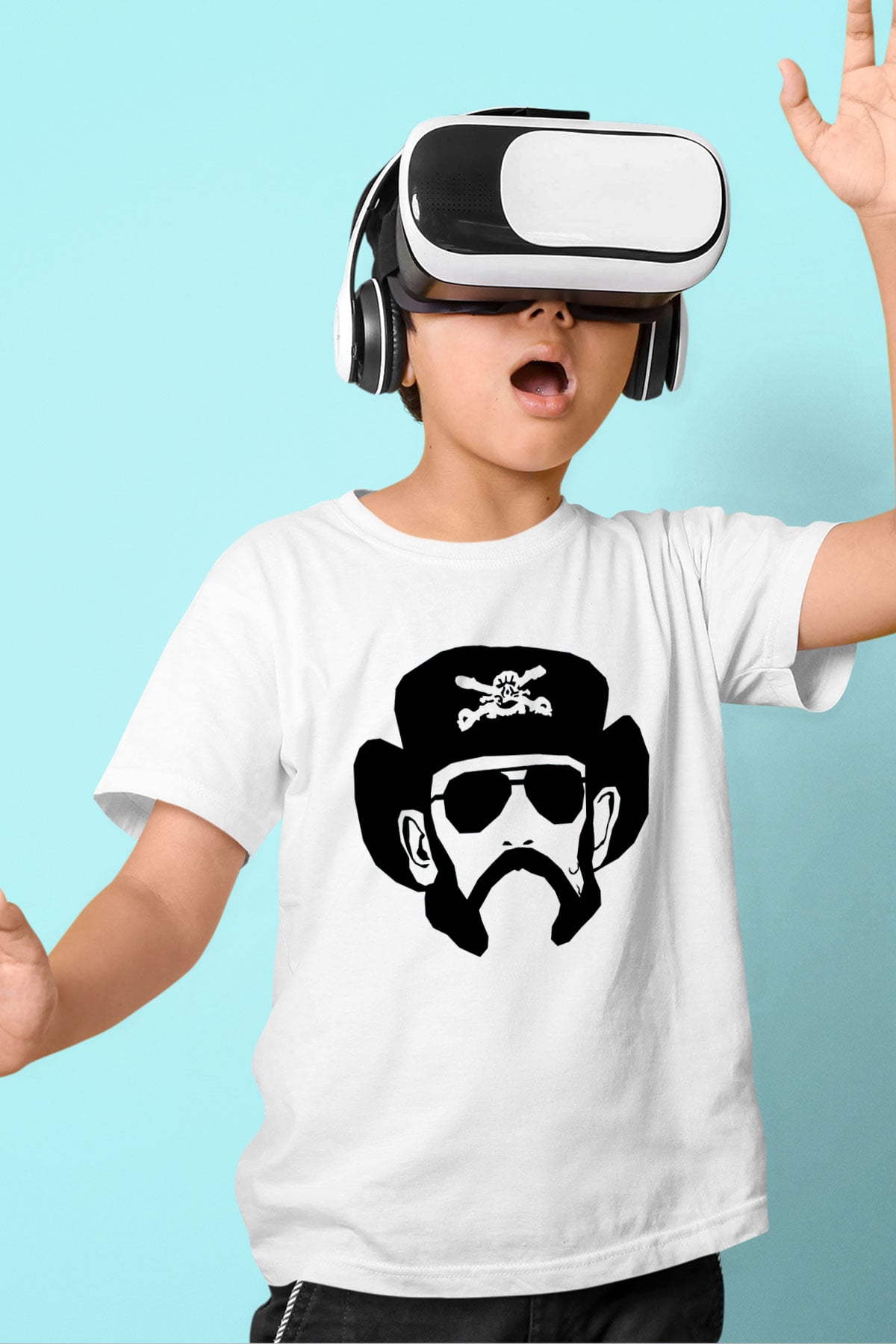 Lemmy Beyaz Unisex Çocuk Tişört
