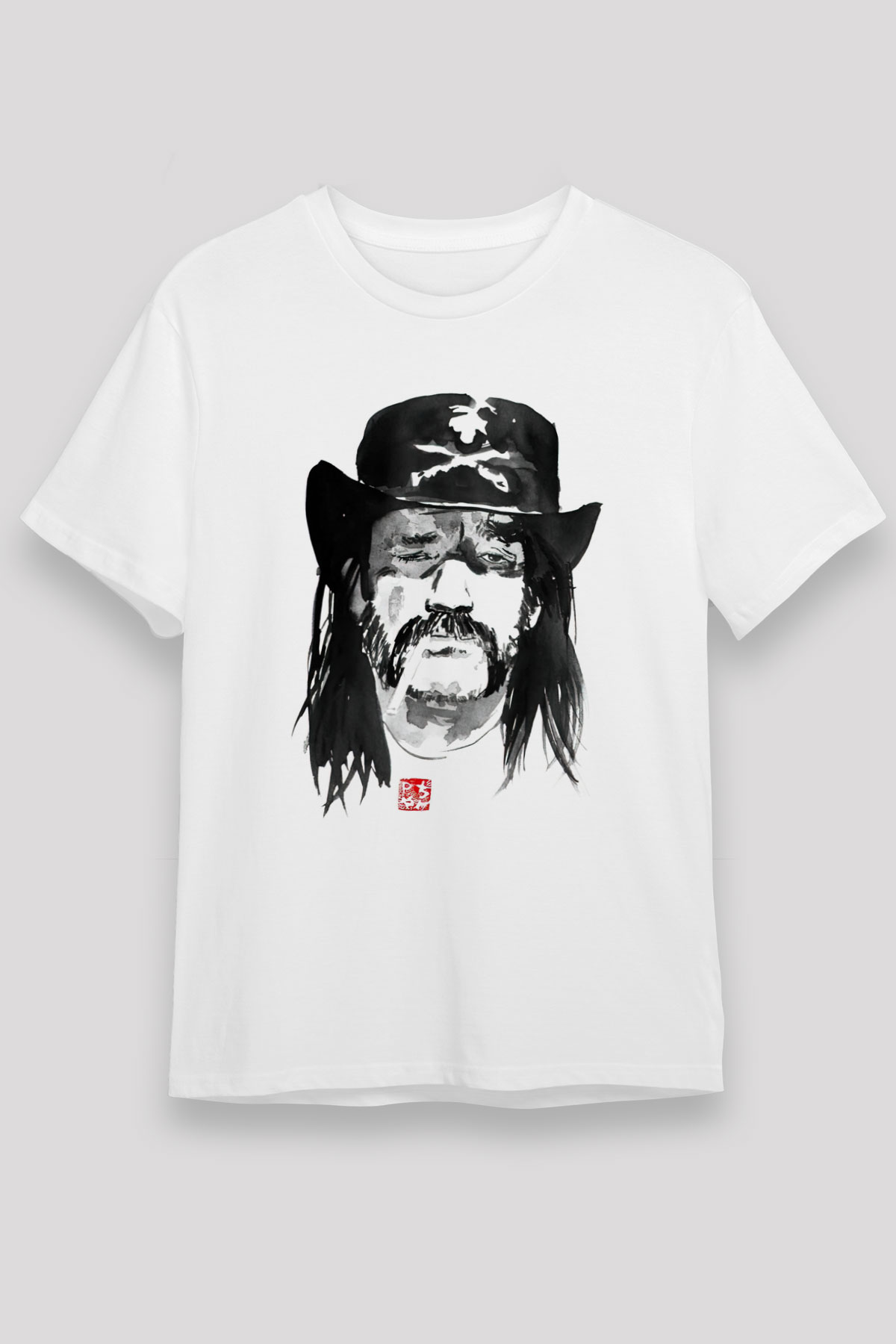 Lemmy Beyaz Unisex Tişört T-Shirt - TişörtFabrikası