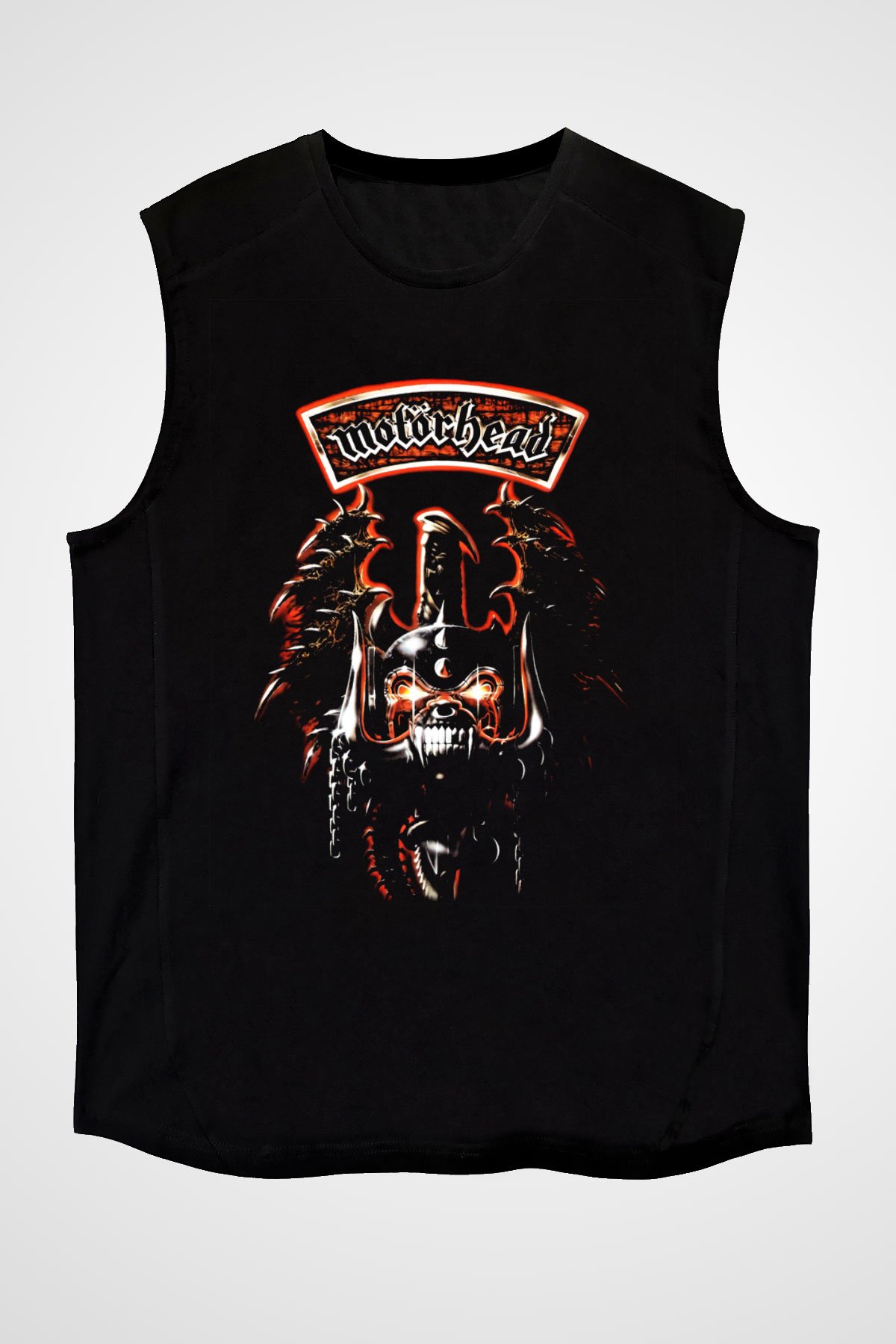 Lemmy Siyah Unisex Kolsuz Tişört