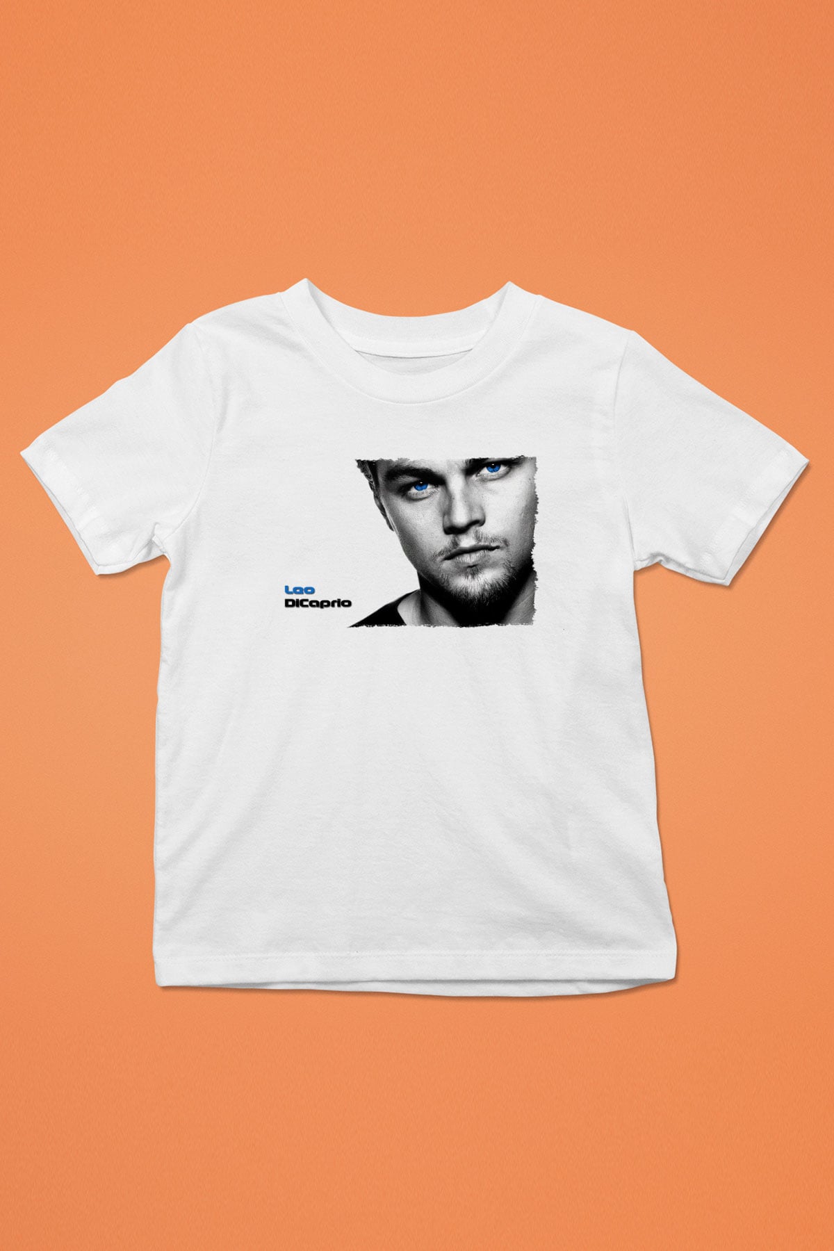 Leonardo DiCaprio Beyaz Unisex Çocuk Tişört