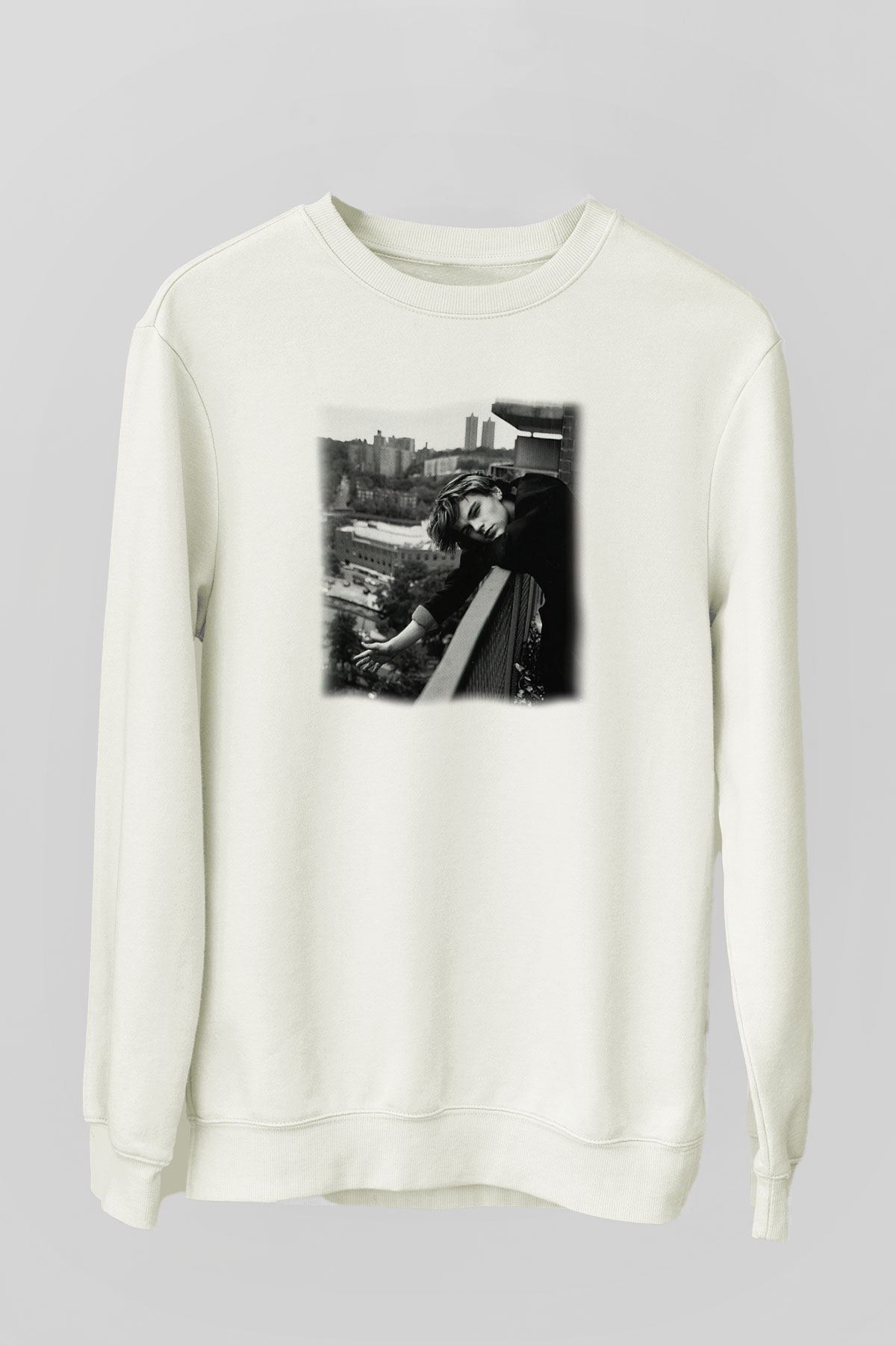 Leonardo DiCaprio Beyaz Unisex Sweatshirt