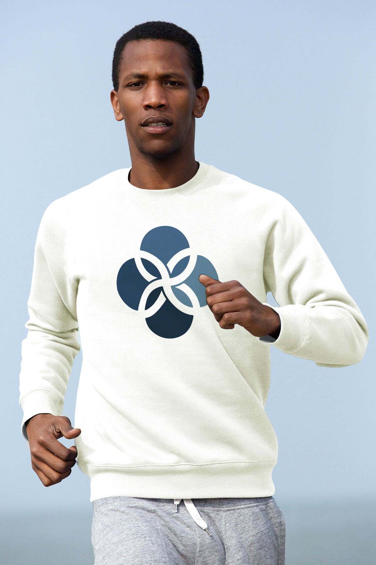 Leonardo DiCaprio Beyaz Unisex Sweatshirt