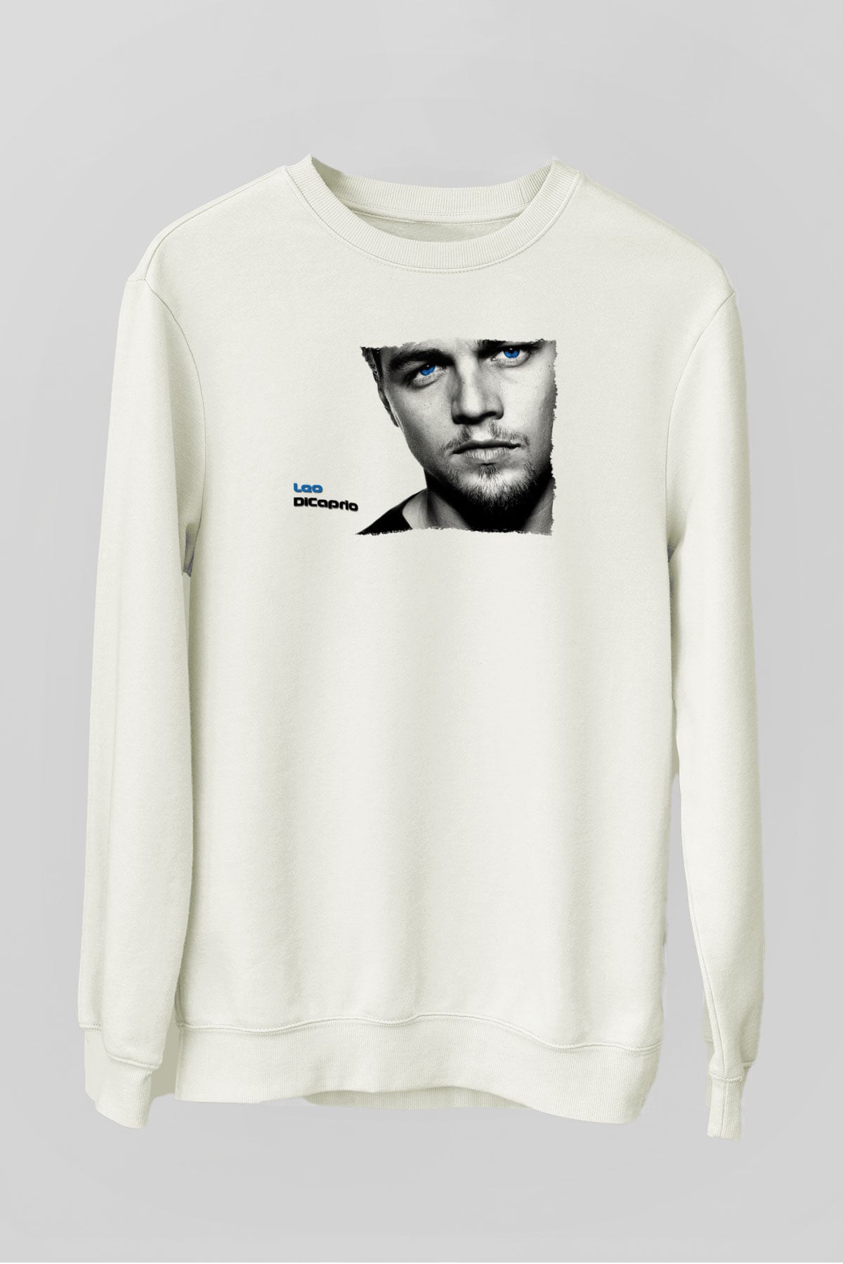 Leonardo DiCaprio Beyaz Unisex Sweatshirt