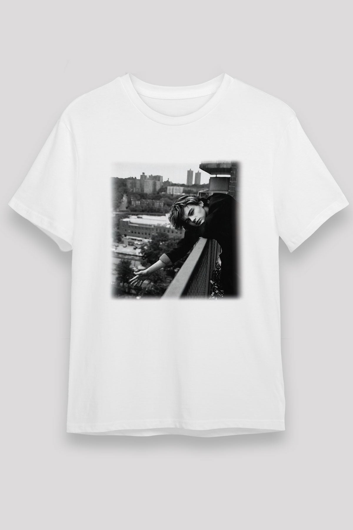 Leonardo DiCaprio Beyaz Unisex Tişört T-Shirt - TişörtFabrikası