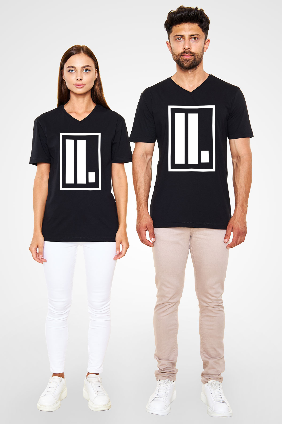Letlive Siyah Unisex V Yaka Tişört T-Shirt
