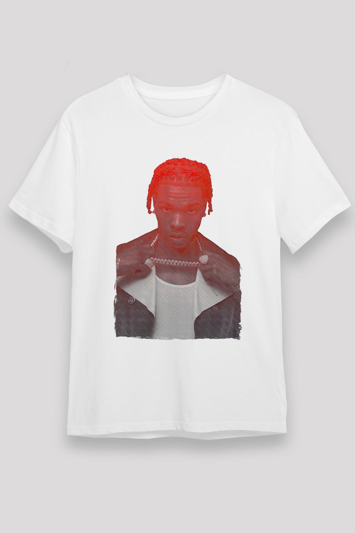 Lil Baby Baskılı Unisex Beyaz Tişört - Tshirt