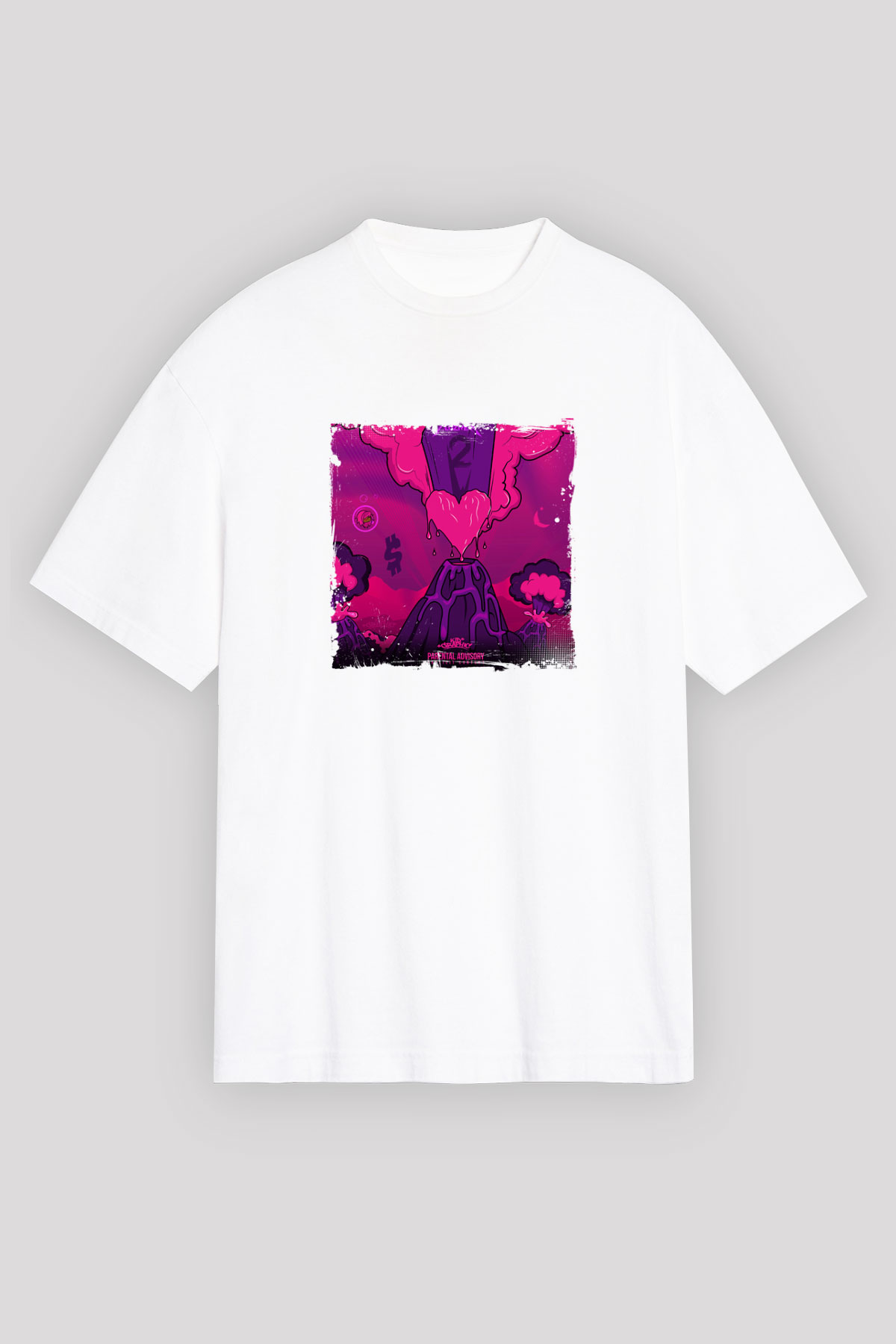 Lil Uzi Vert Baskılı Unisex Beyaz Tişört