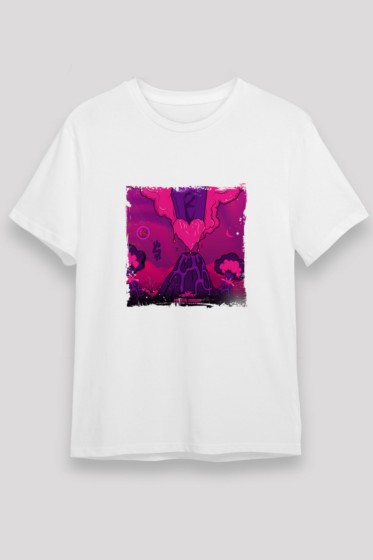 Lil Uzi Vert Baskılı Unisex Beyaz Tişört