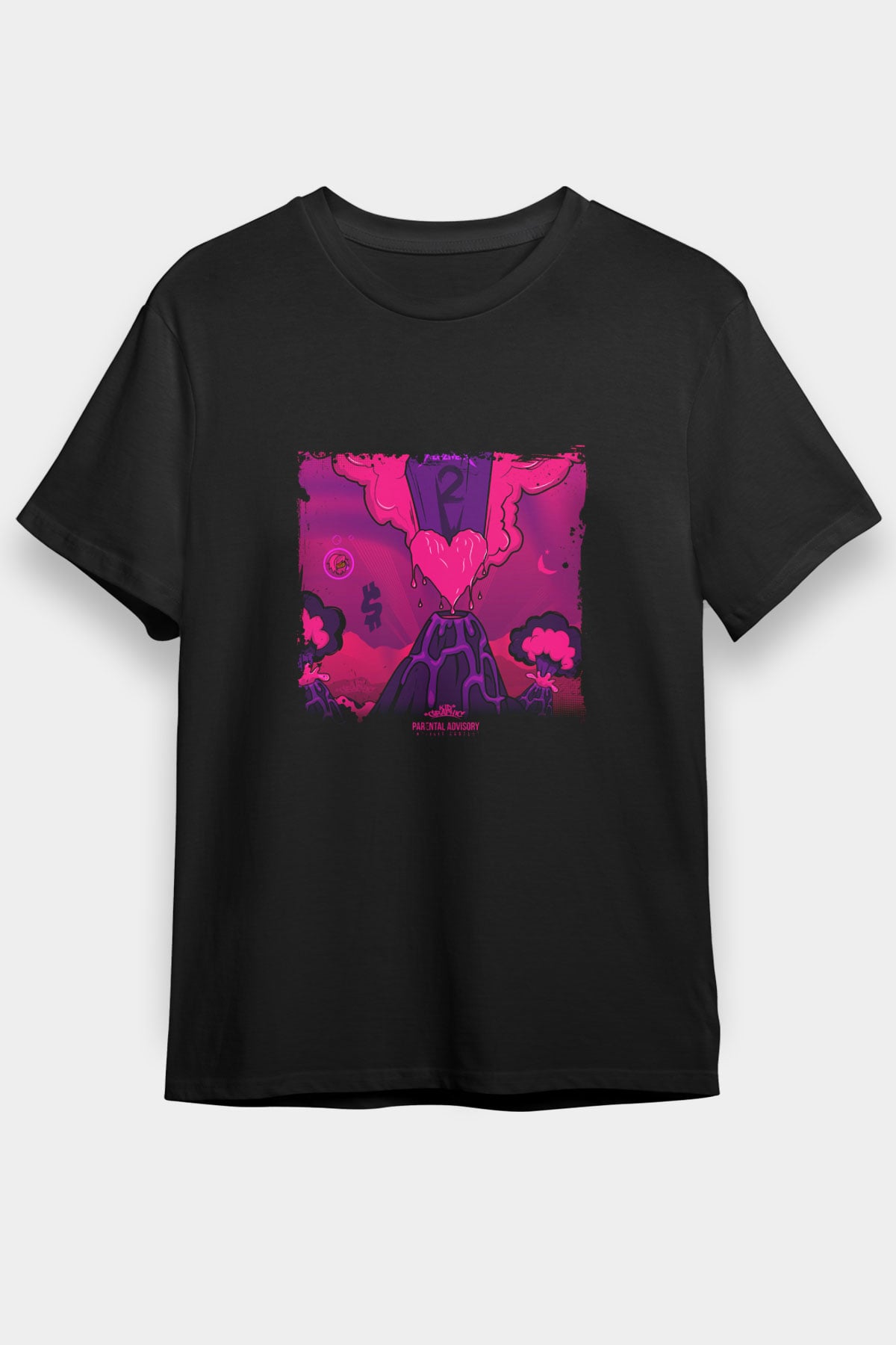 Lil Uzi Vert Baskılı Unisex Siyah Tişört