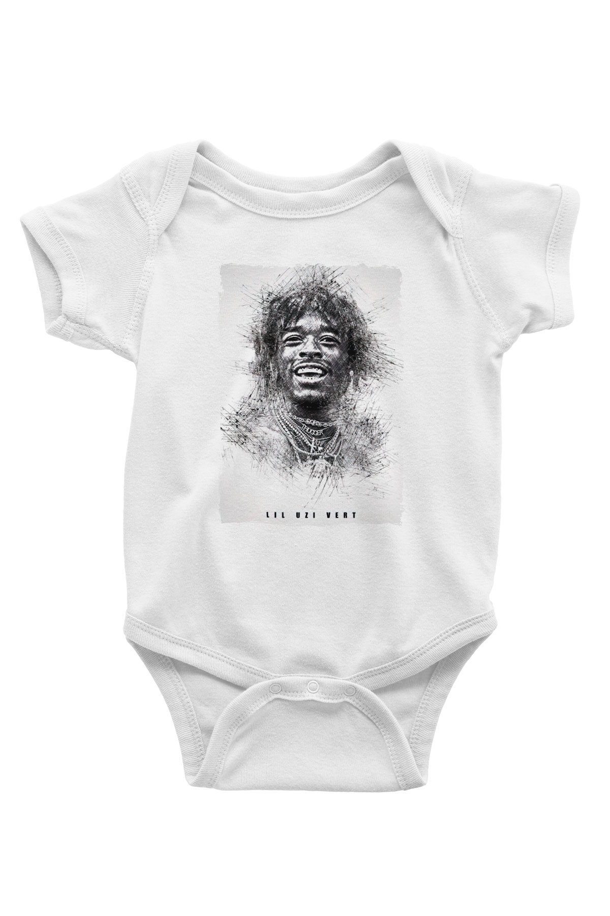 Lil Uzi Vert Beyaz Bebek Body - Zıbın