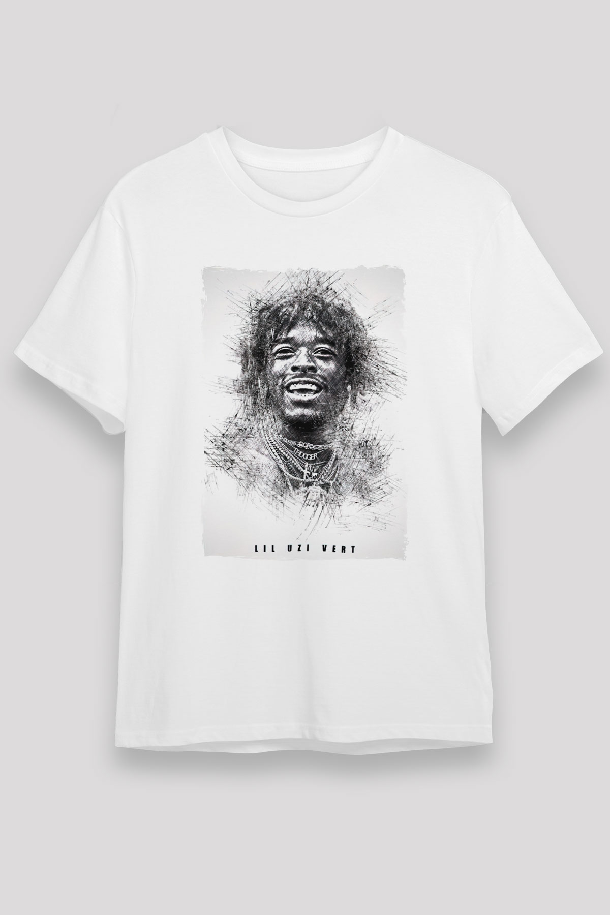 Lil Uzi Vert Beyaz Unisex Tişört T-Shirt - TişörtFabrikası