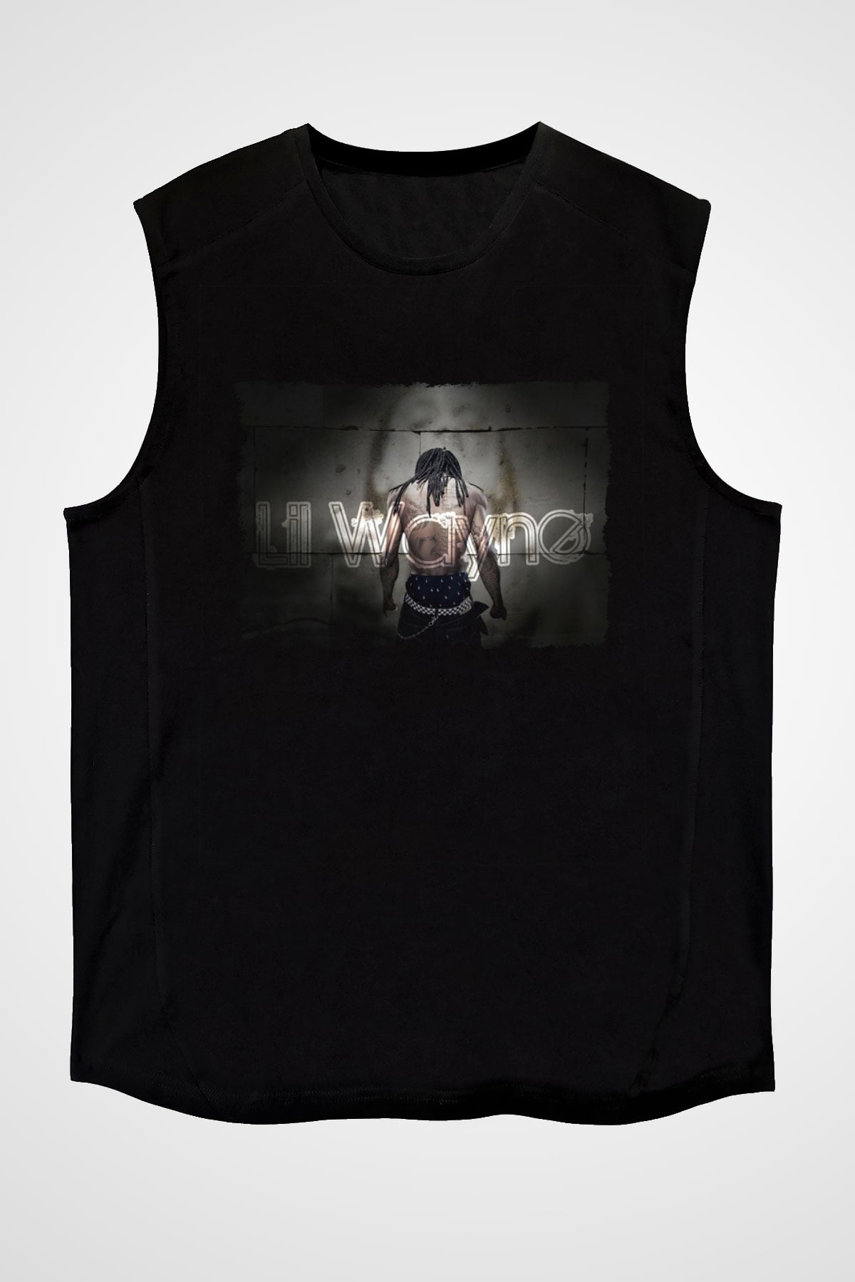 Lil Wayne Siyah Unisex Kolsuz Tişört