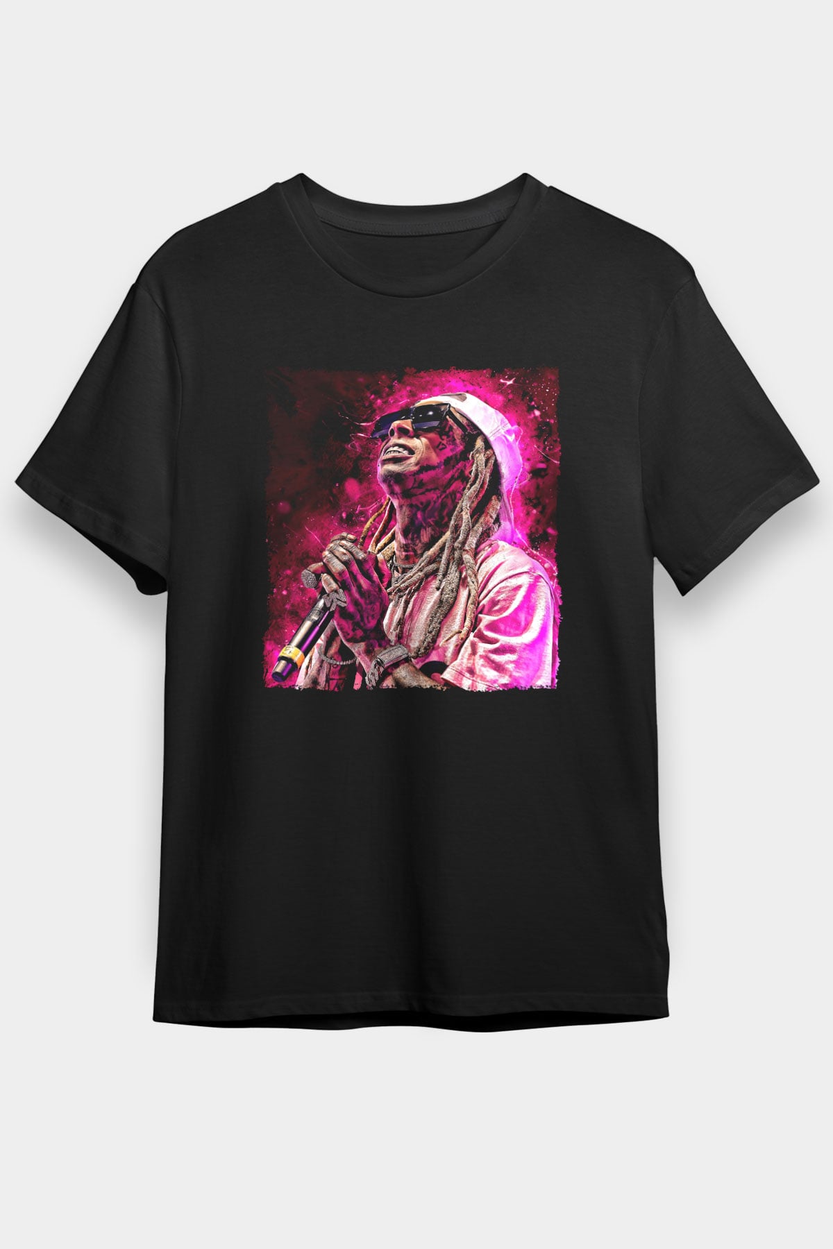 Lil Wayne Siyah Unisex Tişört T-Shirt - TişörtFabrikası