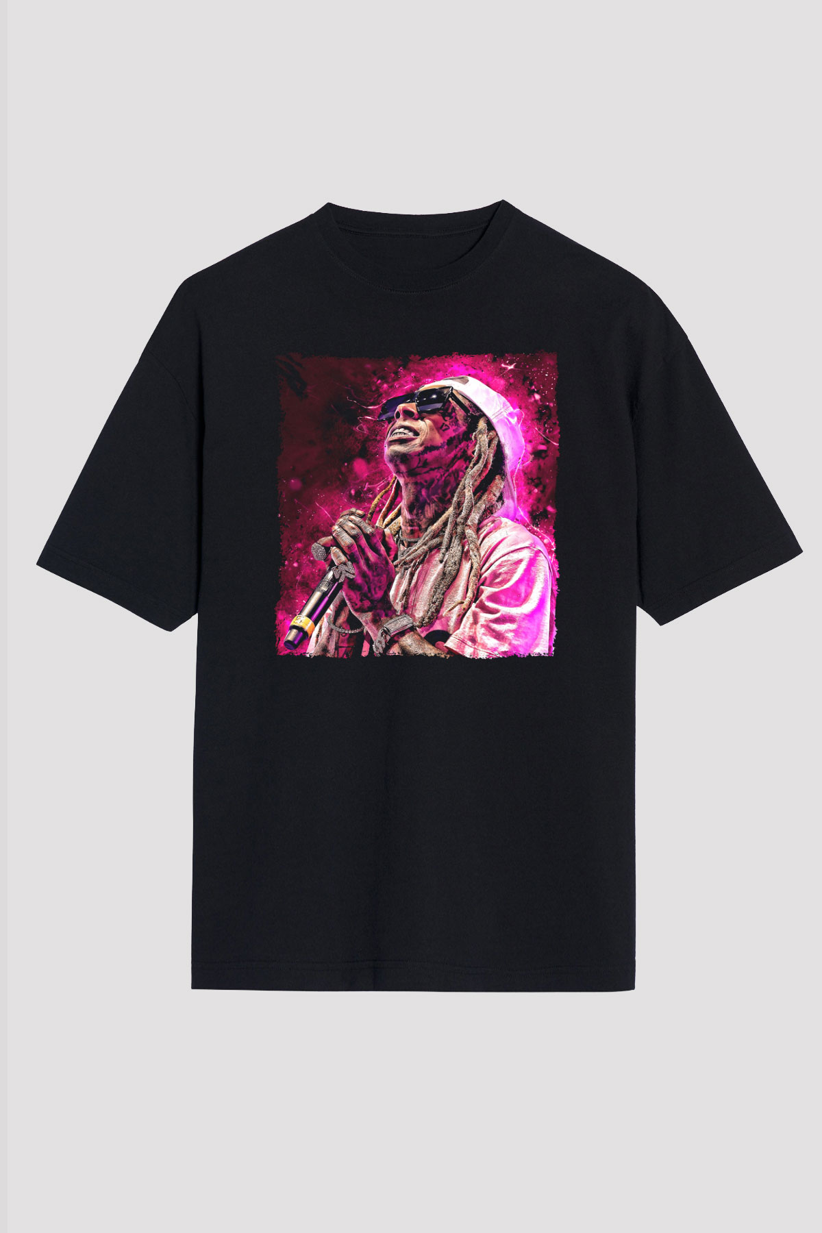 Lil Wayne Siyah Unisex Tişört T-Shirt - TişörtFabrikası