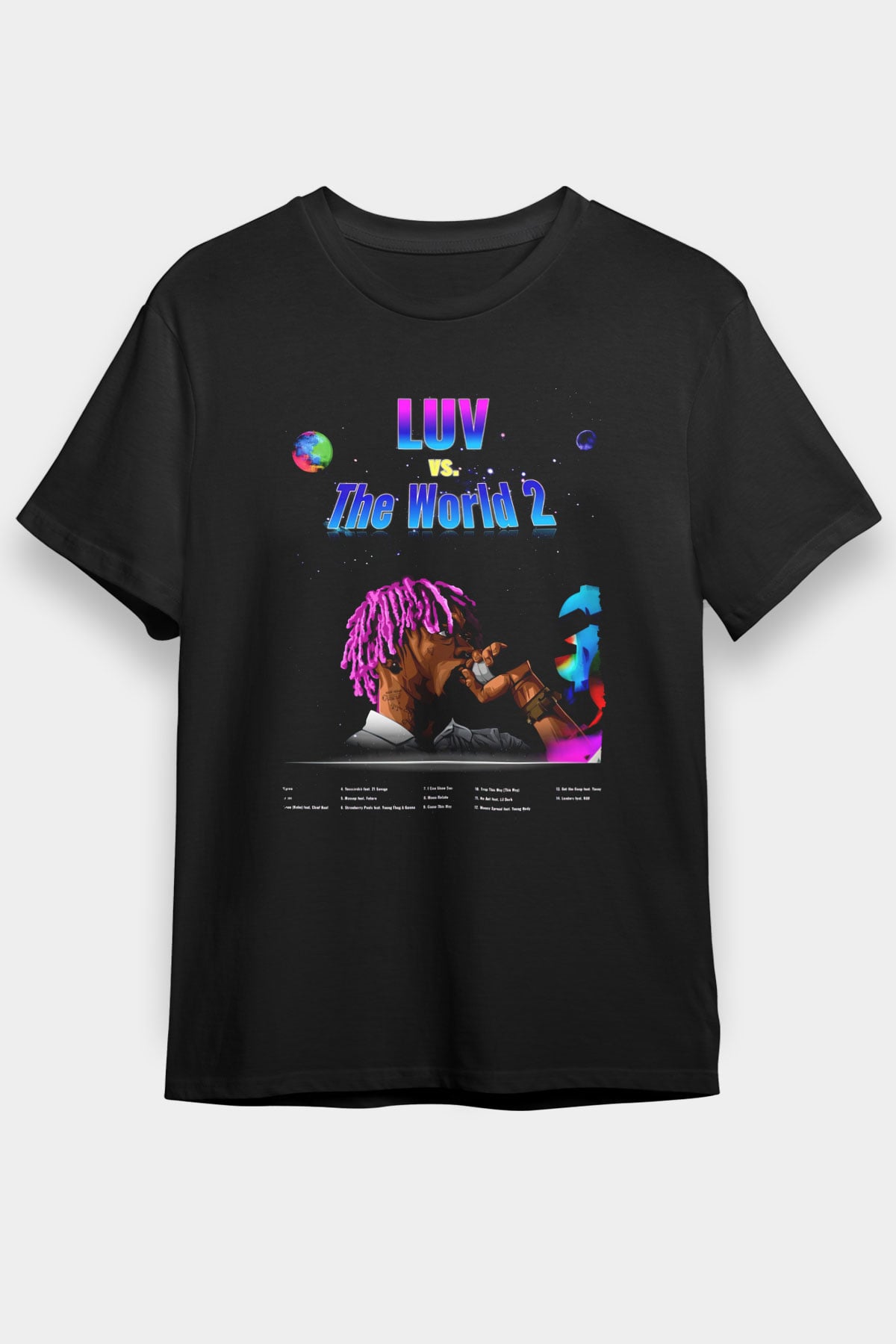 Lil Wayne Siyah Unisex Tişört T-Shirt - TişörtFabrikası