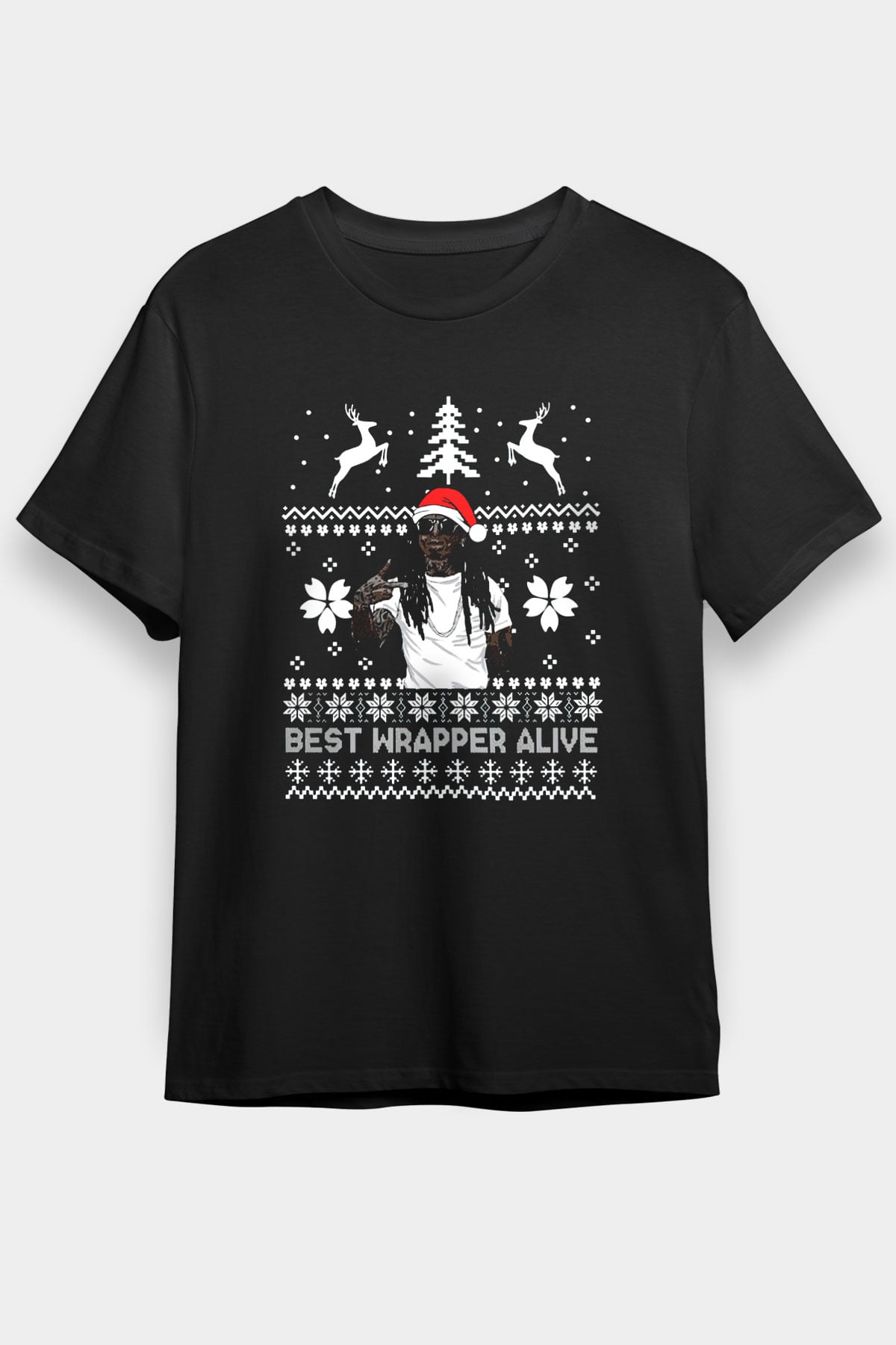 Lil Wayne Siyah Unisex Tişört T-Shirt - TişörtFabrikası