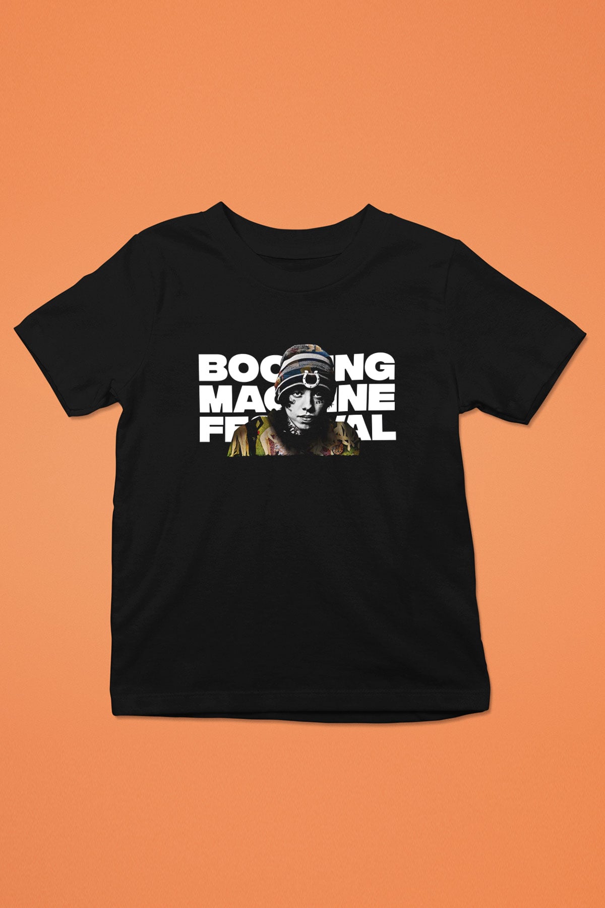 Lil Xan Baskılı Unisex Siyah Çocuk Tişört - Tshirt