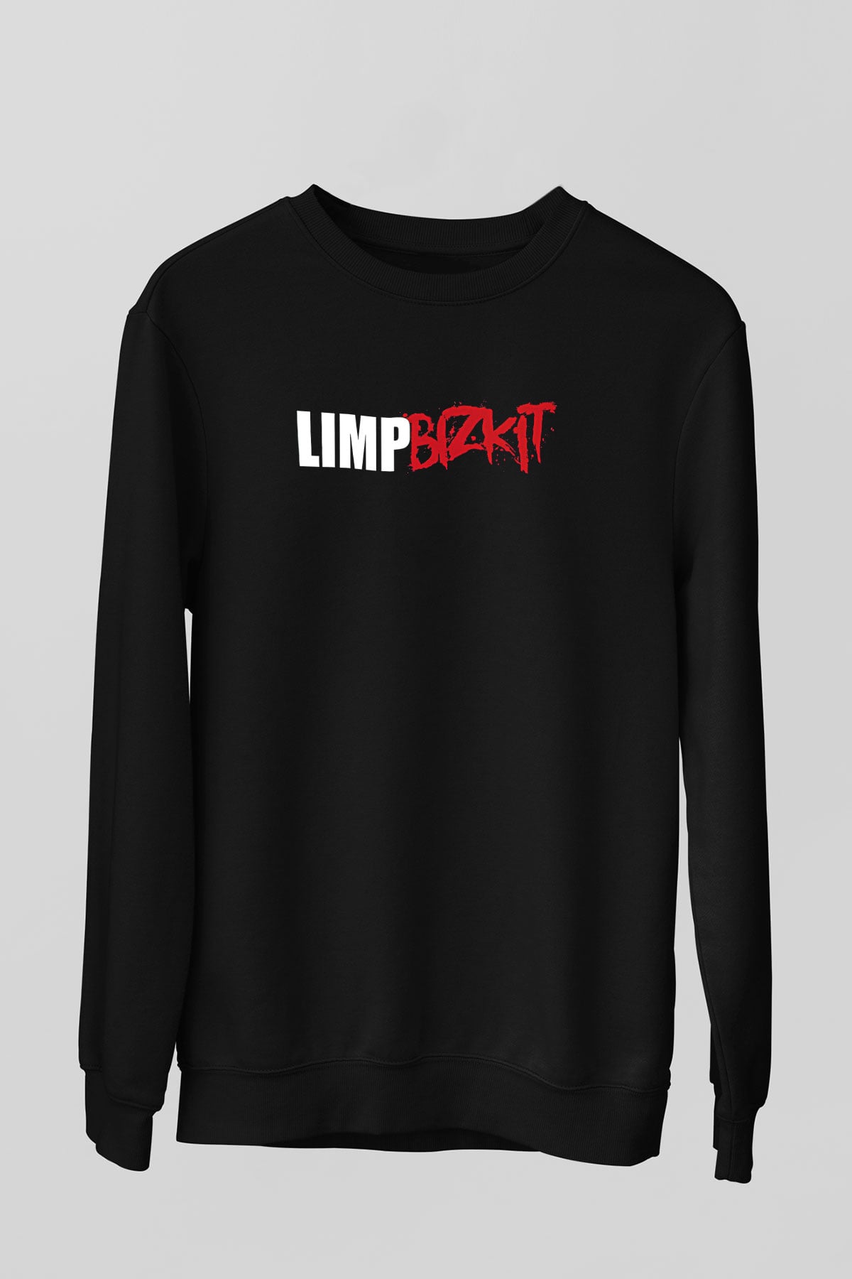 Limp Bizkit Baskılı Unisex Siyah Sweatshirt
