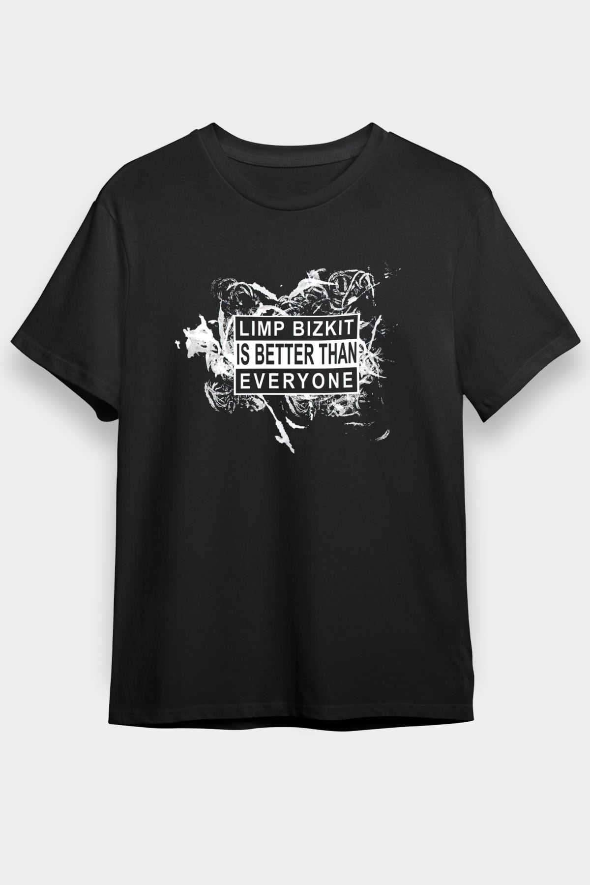 Limp Bizkit Baskılı Unisex Siyah Tişört - Tshirt