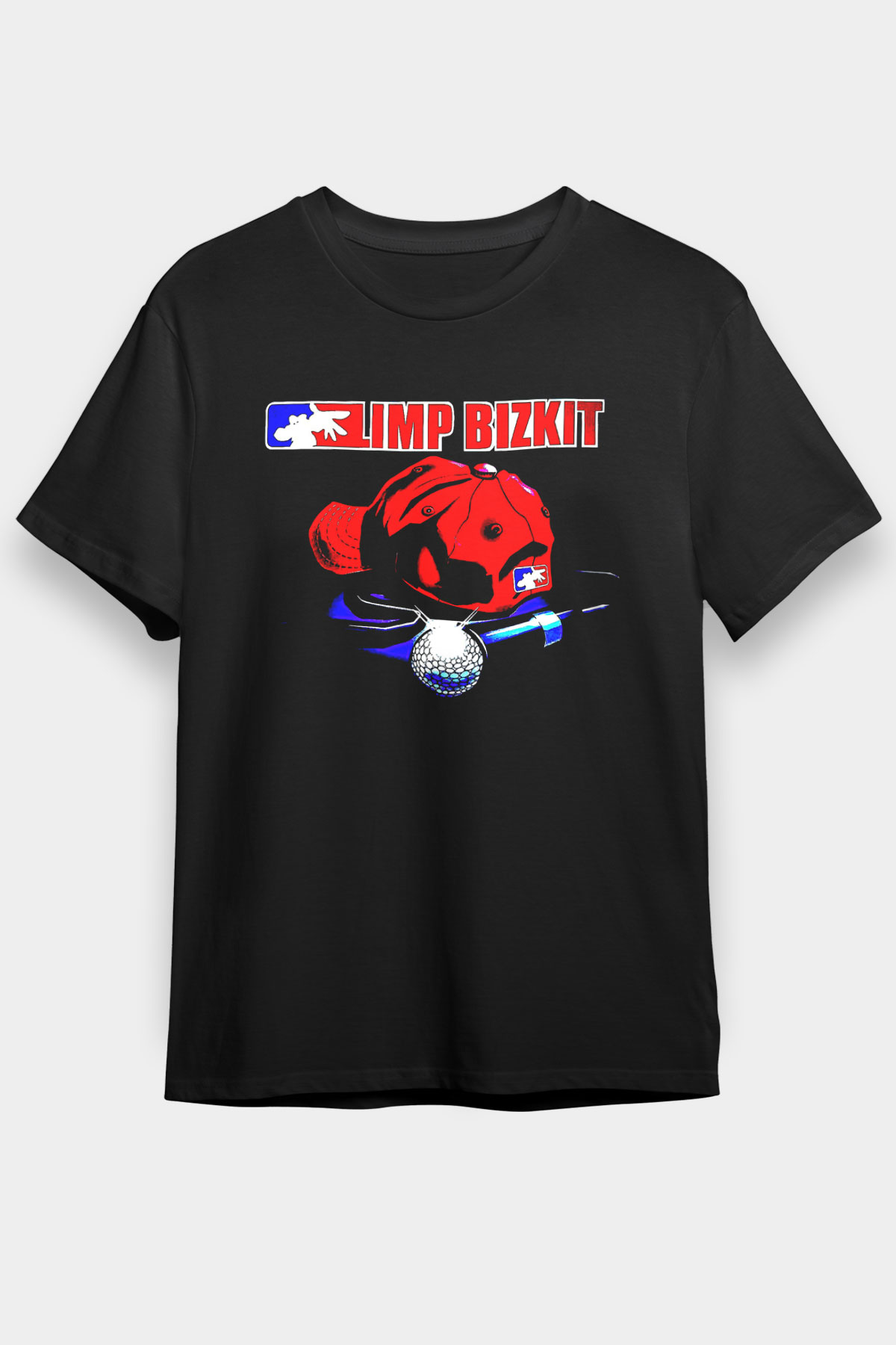 Limp Bizkit Baskılı Unisex Siyah Tişört - Tshirt