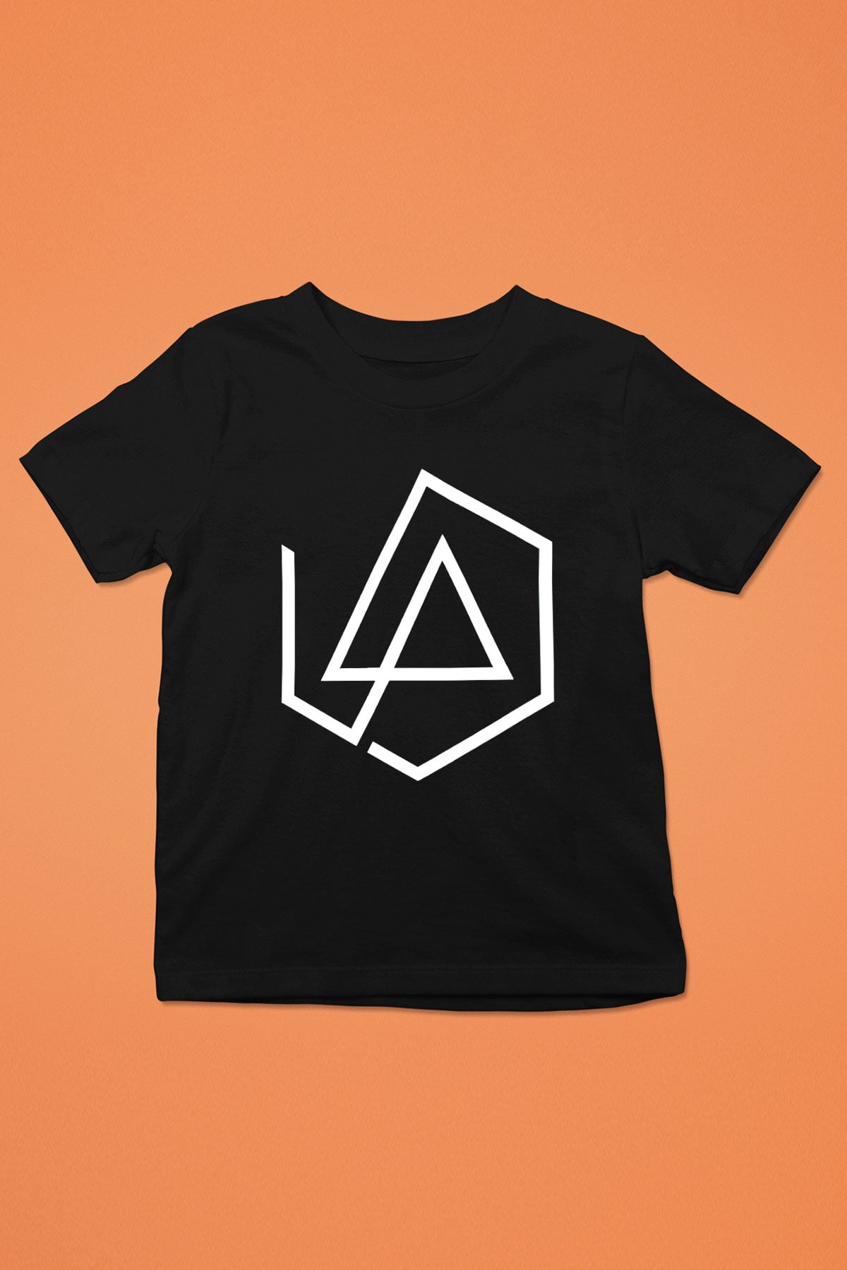 Linkin Park Baskılı Siyah Unisex Çocuk Tişört