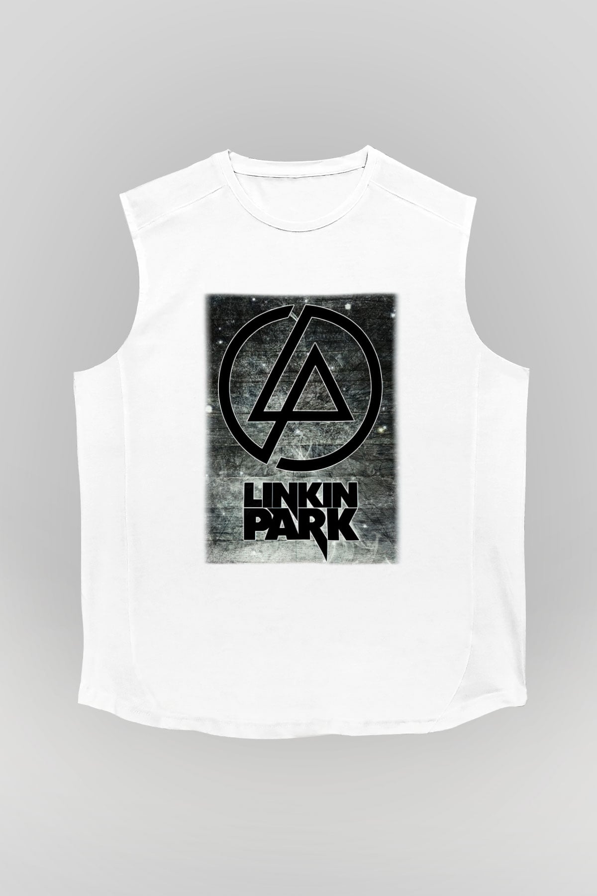 Linkin Park Beyaz Unisex Kolsuz Tişört