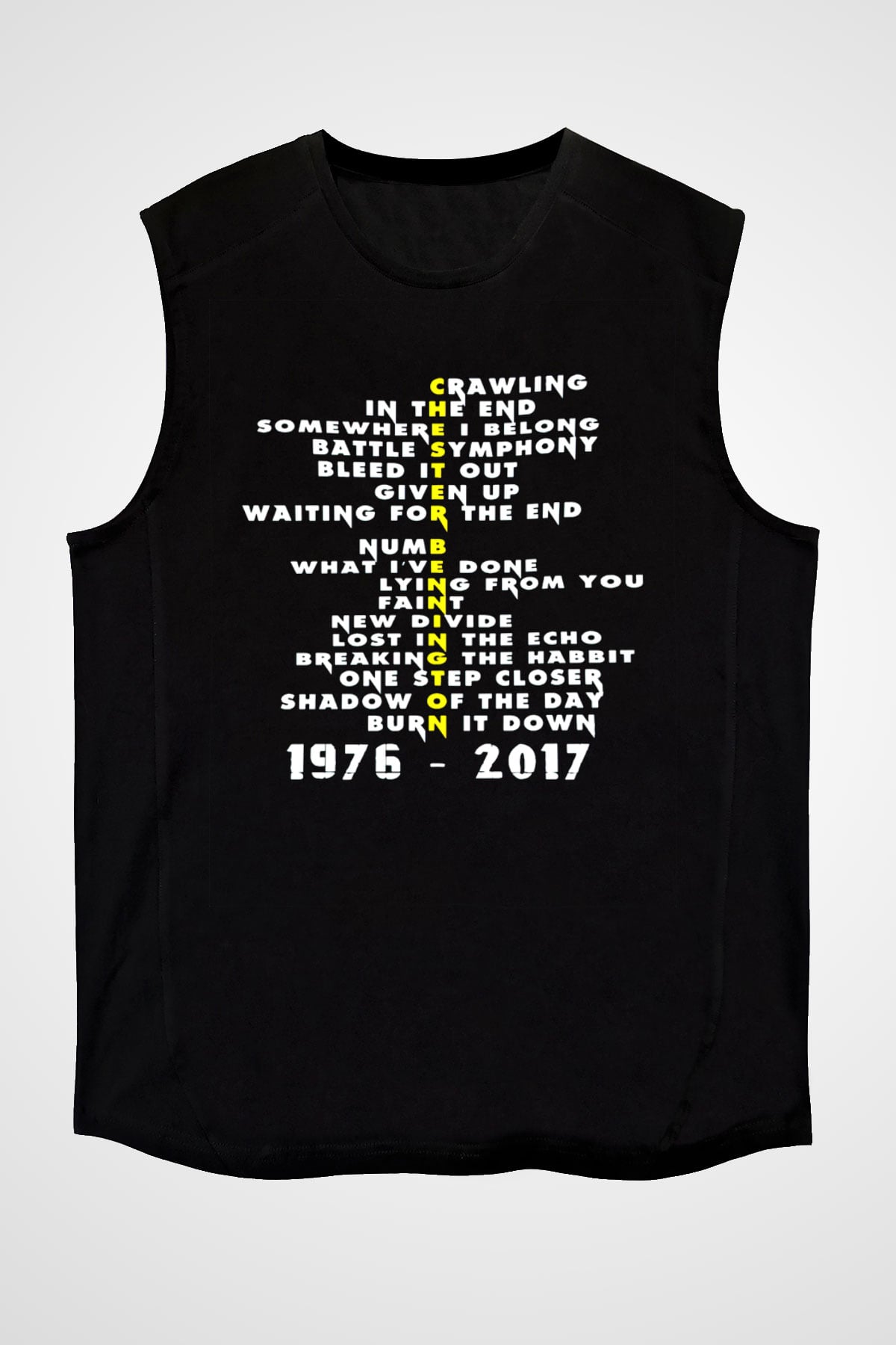 Linkin Park Siyah Unisex Kolsuz Tişört