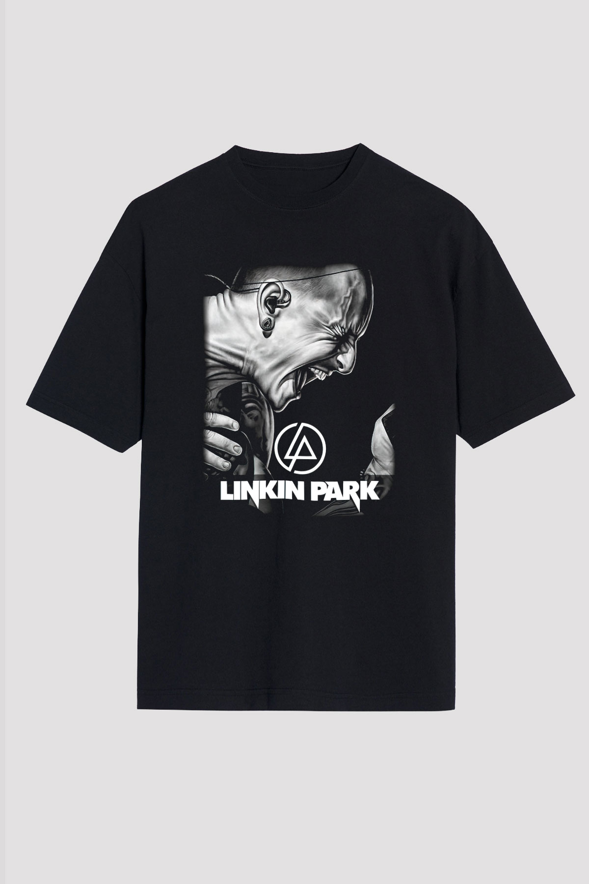 Linkin Park Siyah Unisex Oversize Tişört T-Shirt