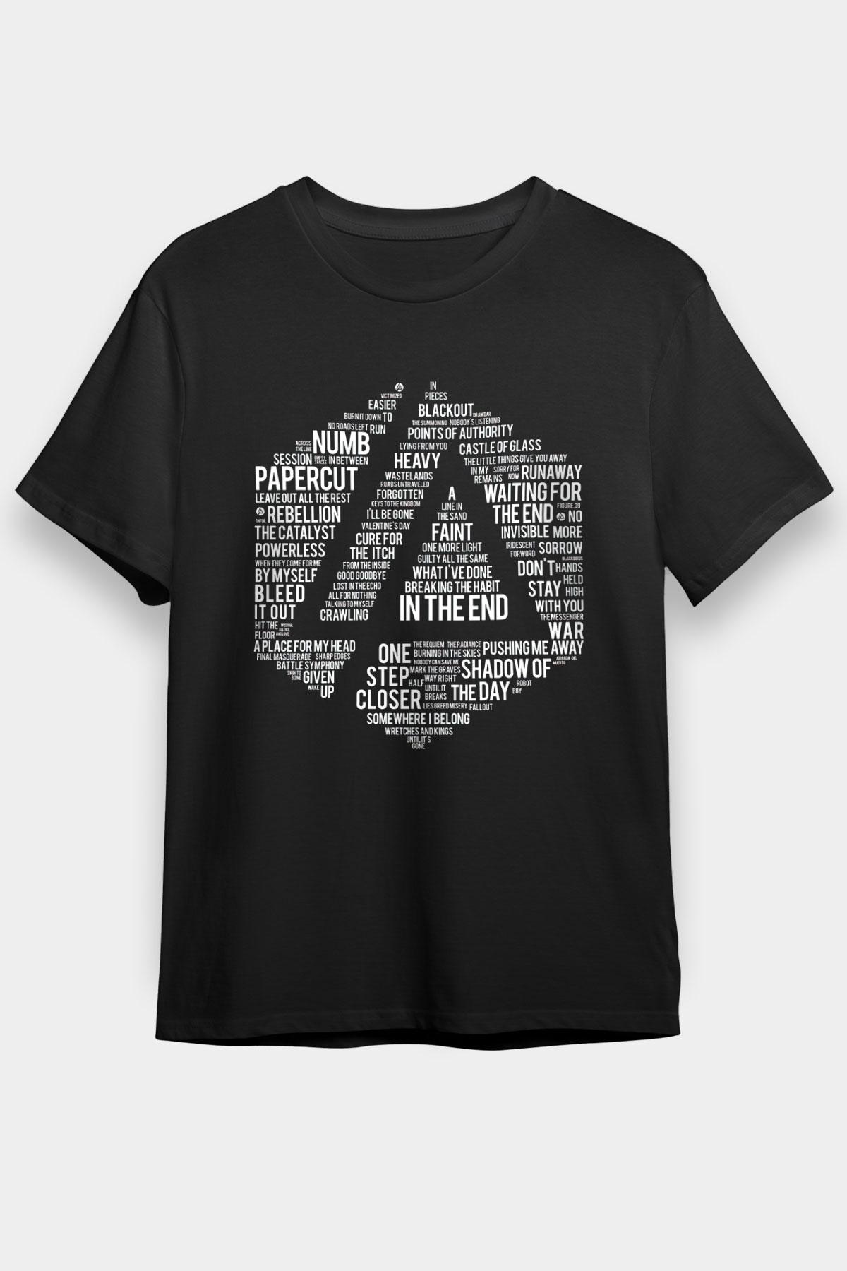 Linkin Park Siyah Unisex Tişört T-Shirt - TişörtFabrikası