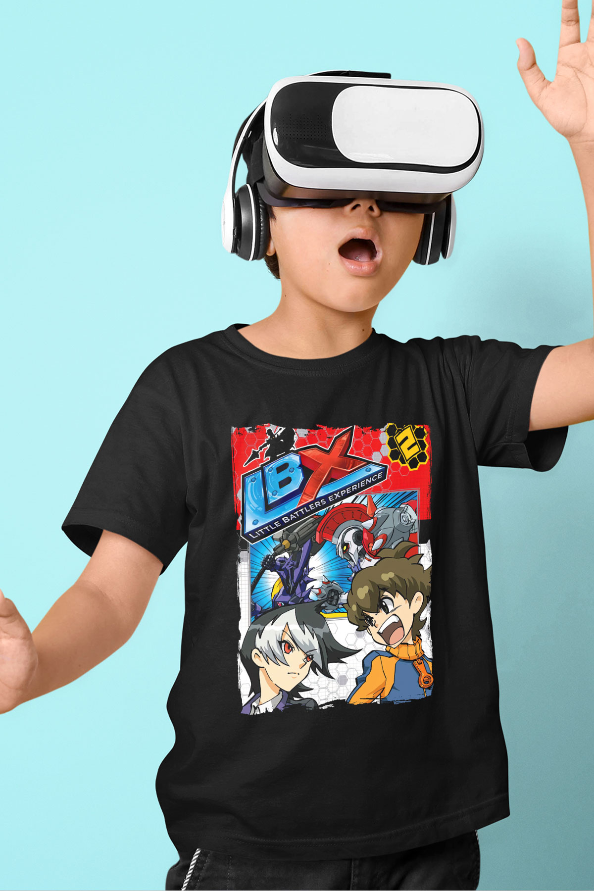 Little Battlers Experience Siyah Unisex Çocuk Tişört