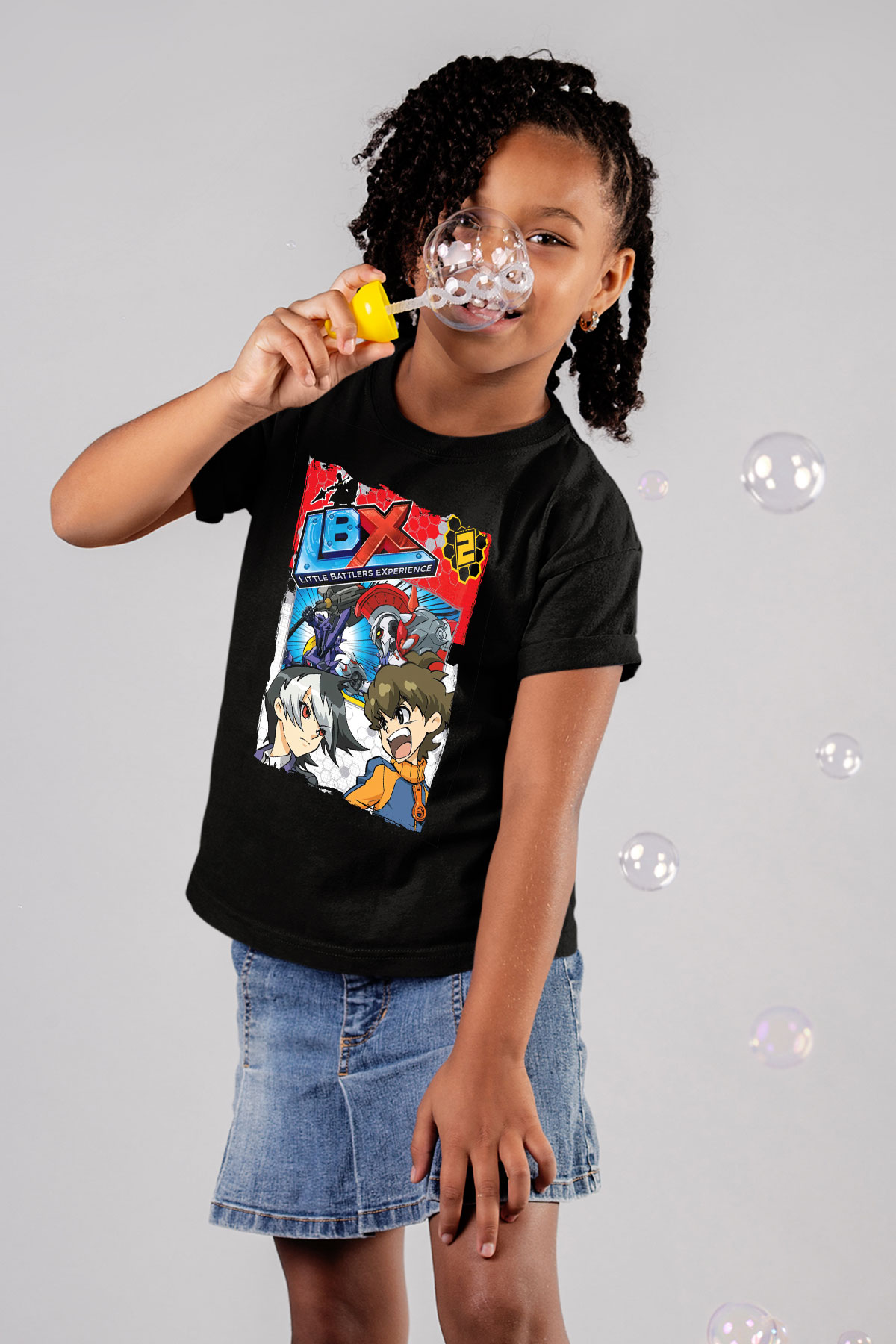 Little Battlers Experience Siyah Unisex Çocuk Tişört