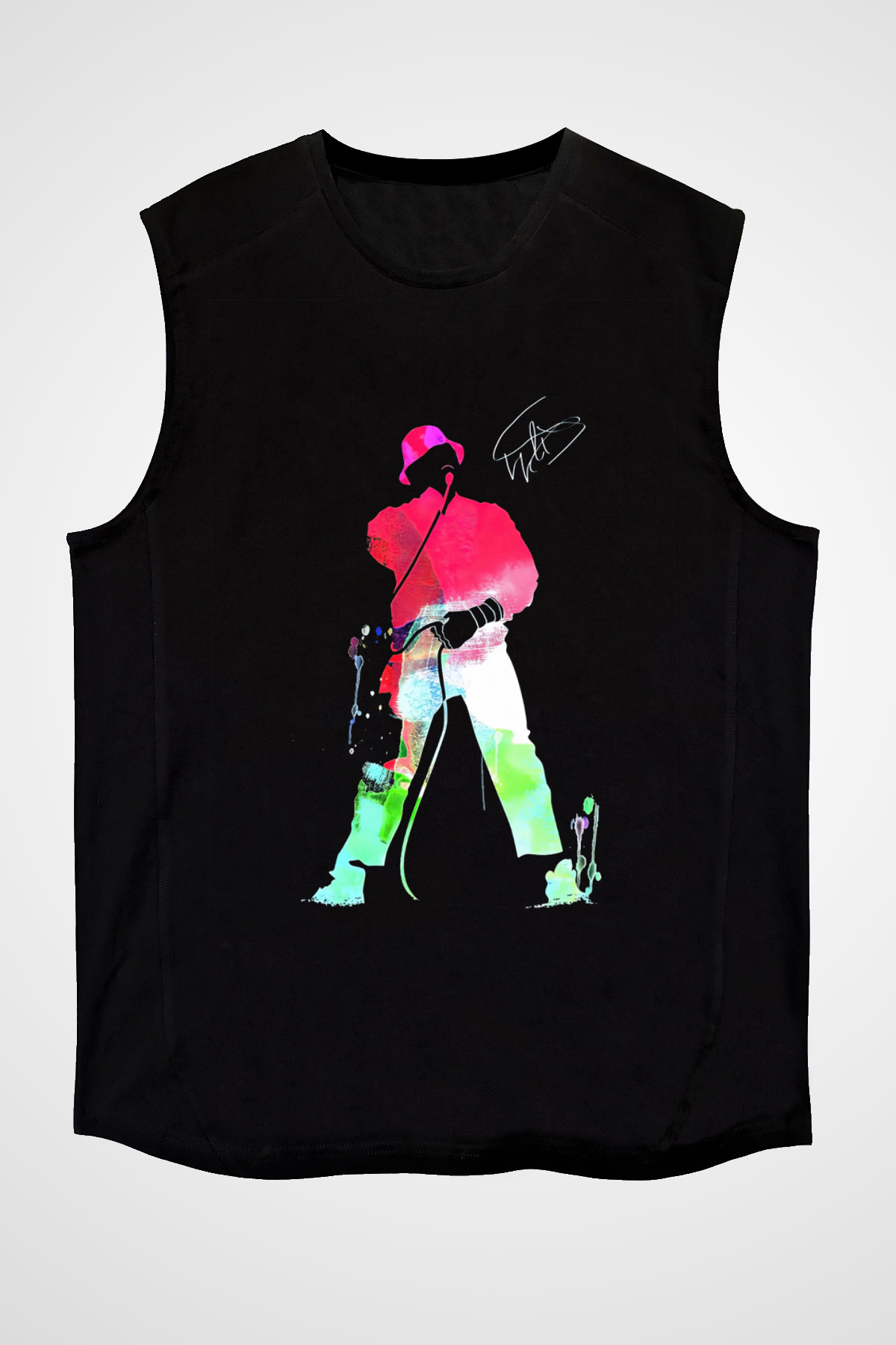 LL Cool J Siyah Unisex Kolsuz Tişört