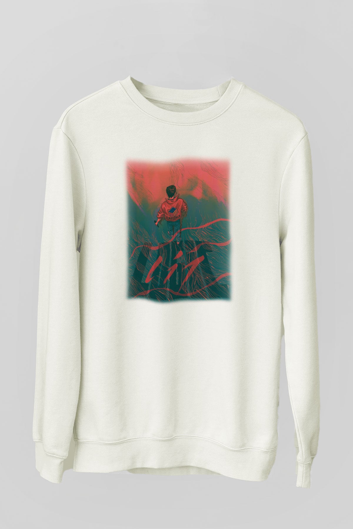 Logic Beyaz Unisex Sweatshirt
